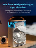 Mini Ar-Condicionado Portátil com Nebulização - Climatizador e Ventilador de Mesa Refrigerador de Ar Sortido